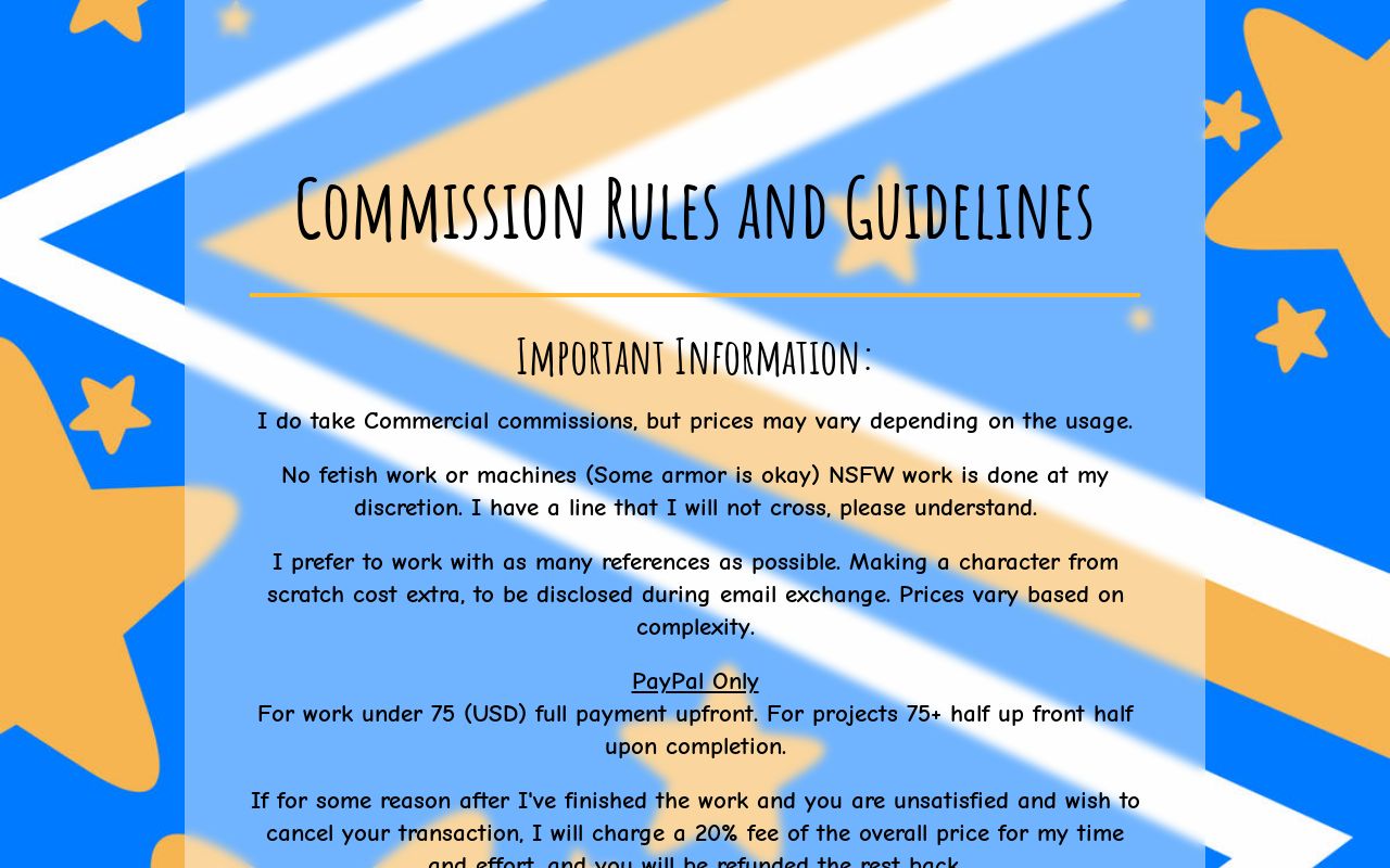 Commission Rules and Guidelines